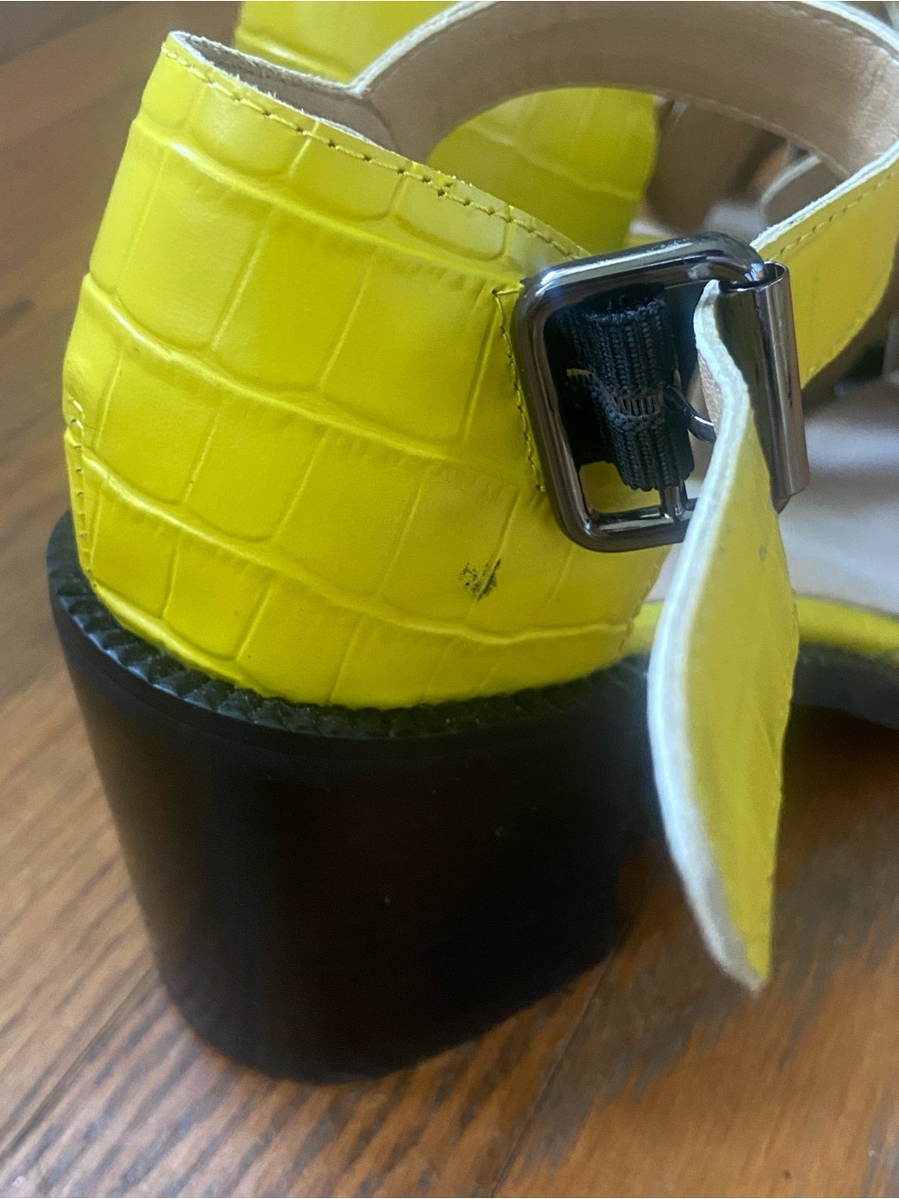 All Black Mary Jane Heels - Picture 3 of 8